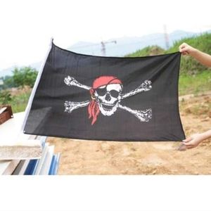New pirate skull and crossbones 3x5 ft. Flag for parties or Halloween ship